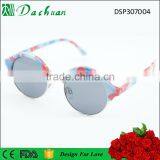 Classic Round Shape Plastic Meta Unisex Sunglasses Polarized thumbnail-1