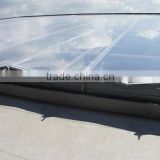 wind resistant Clear ETFE coated film tensile fabric architecture greenhouse