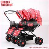China Manufacturer JINBAO Good Twins Stroller/baby Carriage/pram/gocart/pushchair thumbnail-4