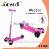 Colorful Kids Kick 4 Wheel Foldable Scooter Electroplated Tube New Scooter thumbnail-3