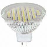 DC12v MR16 3w 60smd3528 led spotlight led glass bulb