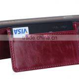 Leather Stand Back Case With Card Holder for Mobile Phone 6 thumbnail-5