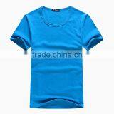 Customize for promotion super cheap100% polyester taffeta O-neck less than 1 dollar white t shirt