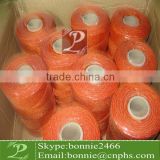 Electric orange poly wire for farm