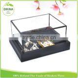 Men Keepsake Small Trinket Nice and Old Empty Makeup Modern Living Room Table Container [] Hinged Lid Lock Metal Coin Box thumbnail-4