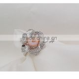 perfect round freshwater pearl ring designs silver pearl jewelry Rings