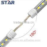 Blister Plastic Packing 5050 12V 72led/m 16W 30cm Programmable Led Profile Frosted Cover Rigid Strip Light thumbnail-4