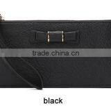 Cheap Wallet Women Real Leater Travel Organizer Wallet With Wrist