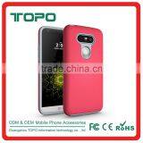 Korea Design Hybrid Plastic Silicone Material Wholesale Mobile Accessories Hard PC Cushioning Shockproof Shell Case for LG G4 G5 thumbnail-1