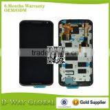 100% Original New For Motorola Moto X+1 X2 XT1092 XT1095 XT1097 LCD Screen Digitizer With Frame