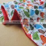 2015 New Design MOQ 10pcs Filled Minky Material Christmas Gifts Baby Quilt Blanket SBQ15090701 thumbnail-4