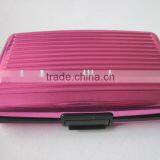 High Quality Pink Aluminum Credit Card Holder thumbnail-1