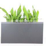 Matt White Rectangle Garden Use Ply Resin Flower Pot thumbnail-4