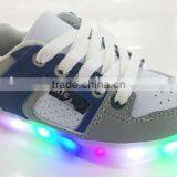 Grey/White Led Walking Light Up Shoes For Children/Adults thumbnail-1
