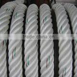 3-strand Twisted Nylon Polyester pp Rope Cord Packed in Coil for Ship