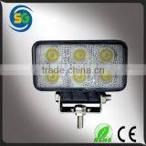 Rectangular 18W Led Work Light, High Bright Led Work Light, Low Beam Truck Light Led thumbnail-1