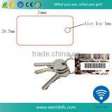Customized Printing Membership Loyalty Plastic Key Tag With Barcode Available thumbnail-4