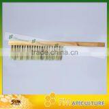 3 Rows Bee Brusher Fiber Bursher With Wood Handel; Hotsale Bee Brusher , thumbnail-1
