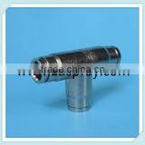 3/8" (9.52mm) Quick Coupling T Tube Connectors or Slip Locks Fittings thumbnail-2