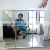 Mirrorred Cabinets Mirror Closet Wood Clothes Closet thumbnail-1