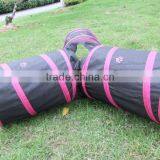 Cat Tunnels and Cubes Pet Tent Collapsible Tunnels and Tubes 3 Way Toy Fun Tunnel for Rabbits Kittens thumbnail-2