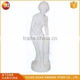 Masterhood Carving Beautiful Marble Nude Woman Statue thumbnail-1