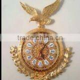 European Italy Style Attrative Home Decoration Clock, Luxury Wall Mounted Brass Clock thumbnail-1