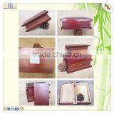 Large Solid Red Painted Office File Storage Chest Box thumbnail-6