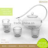 Mouth Blown Personalized Heat Resistant Durable Glass Pot For Coffee thumbnail-1