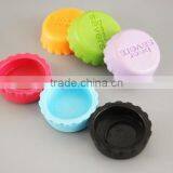 100% Food Grade Silicone Wedding Favor Bottle Stopper thumbnail-1