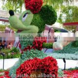 Artificial Cartoon plant wall (special offer/bargain price:/ Factory price/outdoor & indoor / green / grass plant wall)