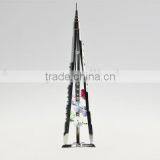 Chromed Plated Dubai Burj Khalifa Stand With Crystals From Swarovski thumbnail-2