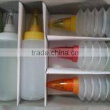 LGFB/FDA 5pcs Cake Squeeze Decorating Tools,Plastic Decorating Cake Tools,Cake Decorate Set thumbnail-5