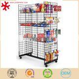 Customized Gridwall Gondola Fixture With Baskets thumbnail-1