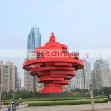 Contemporary Outdoor Decorations Stainless Steel Kinetic Sculpture for Garden thumbnail-3