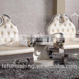 FS 062 Luxury Neoclassic Chesterfield Genuine Leather Leisure Chair Living Room Single Chairs Hotel Room Chair Wedding Furniture thumbnail-1