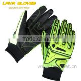 2016 Lava Hi-Vis Anti Collision Oilfield Mechanics Gloves Made in China