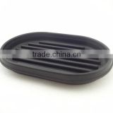 2014 brand new black silicone travel soap holder