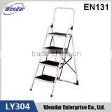 4-Steel Step Ladder, with hand rail