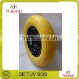 Steel Rim Wheelbarrow 14x3.50-8 PU Wheel thumbnail-1