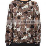 Long Sleeve Allover Floral Sweatshirt Hoodie thumbnail-2