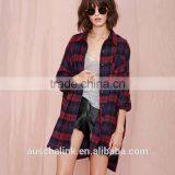Hot Sale Summer Custom Western Women Plaid Shirt Factory Price thumbnail-1