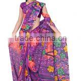 Indian Styles Printed Saree With Blouse thumbnail-2