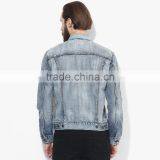 Facny Boys Denim Mens Windbreaker Jacket Custom Your Own Coat thumbnail-3