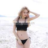 2016 Summer Black Color Ladies Crochet Bikini Swimwear thumbnail-1