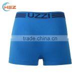 HSZ-0020 Mens Hot Seamless Plain Underwear Brand Names Sexy Blue Boxer Shorts Wholesale Custom Stylish Boxer Briefs thumbnail-5