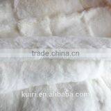 2016 Real Natural White Bed Rabbit Fur Rug Decorative Floor Fur Throw Carpet Blanket Home Decor Bedding New thumbnail-3