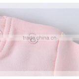 Puff Printing Cute Pink Crew Neck Baby Girls Long Sleeves T-shirt thumbnail-5