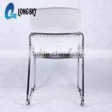 LS-4025 New Design Modern Plastic Office Chair Staff Chair Meeting Stacking Visitor Chair thumbnail-5