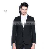 Juqian OEM Wholesale Slim Fit Classic Design Trendy Man Business Suits Black thumbnail-4